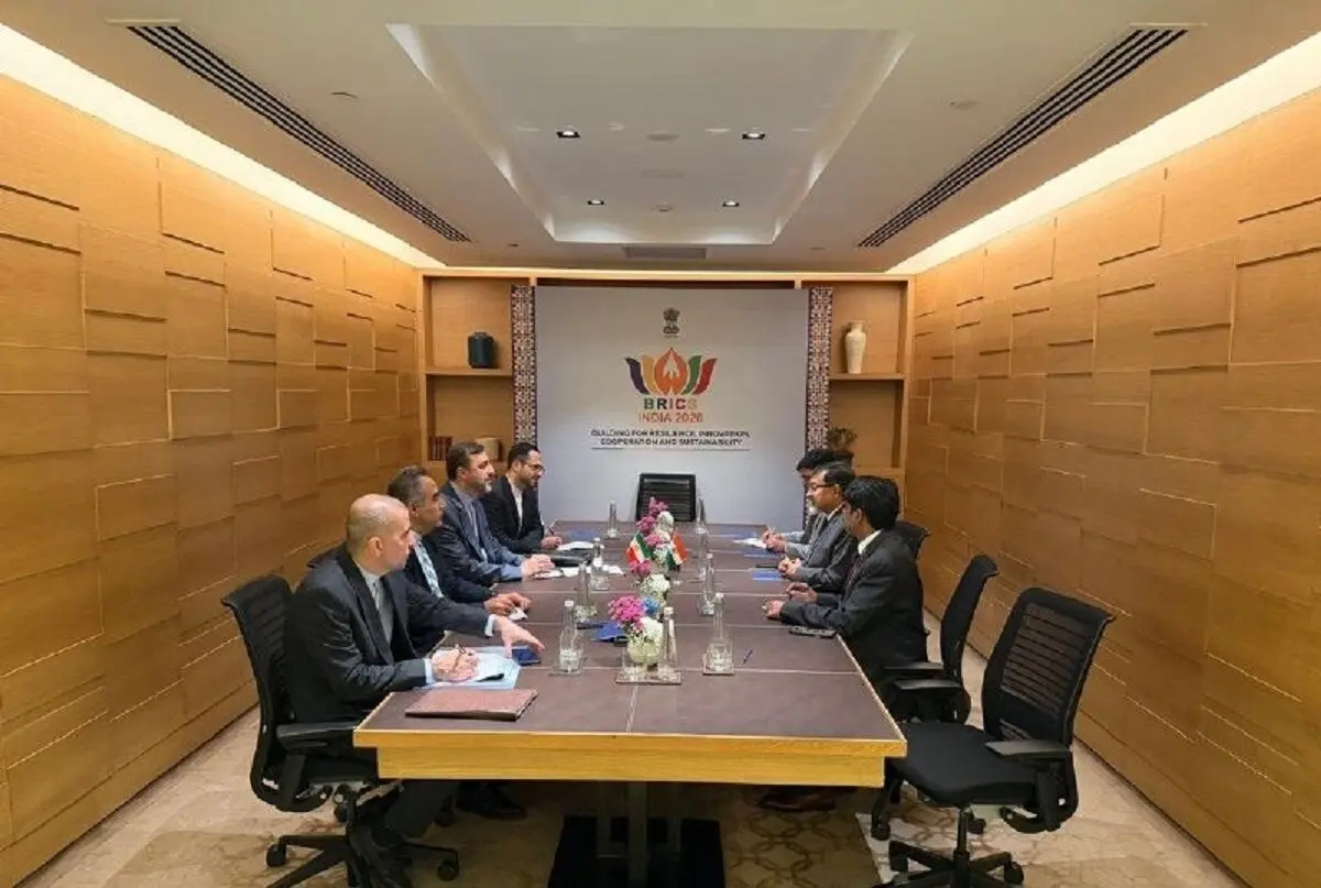 دیدار معاون وزارت امور خارجه با همتایان خود در نشست بریکس
