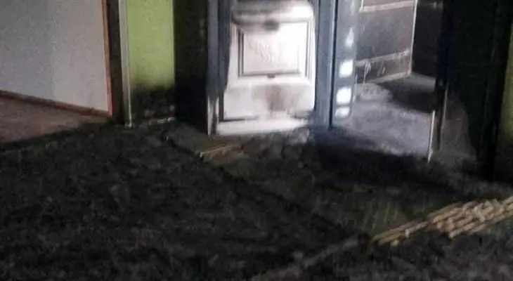 آتش زدن یک مسجد در کرانه باختری