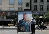 تصاویر فرماندهان شهید سپاه در میادین اصلی شهر تهران