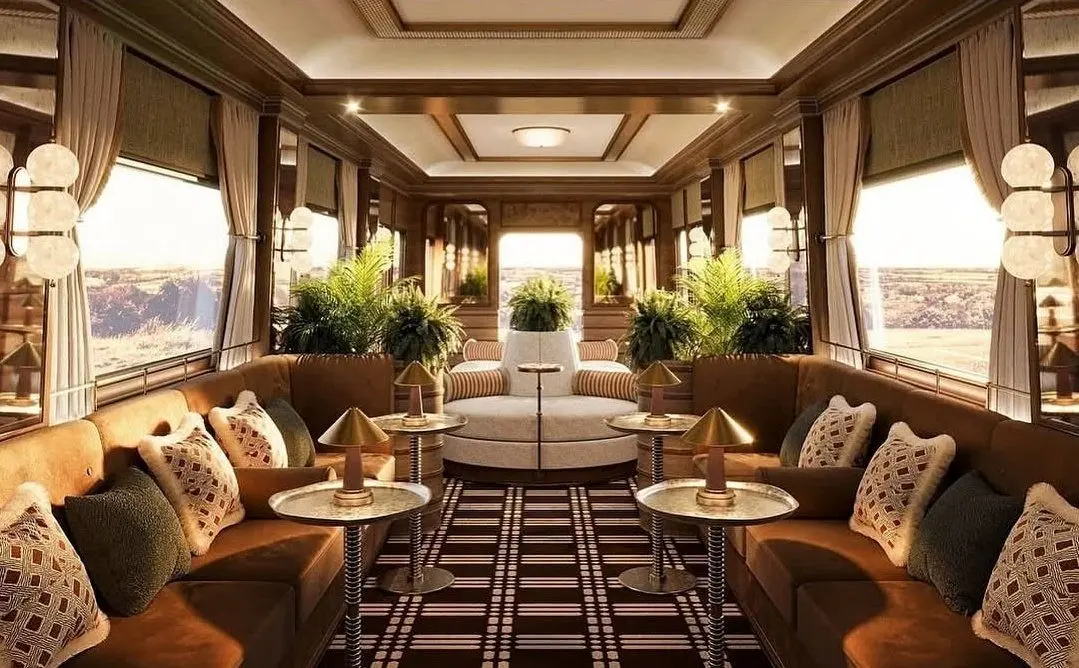 ببینید؛ رونمایی از اولین قطار مجلل خاورمیانه در عربستان