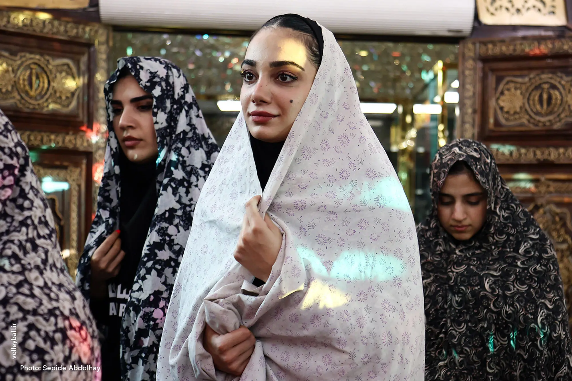 تصاویر؛ دختران والیبالیست تیم ملی در امامزاده صالح