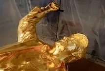 تصاویر؛ ترامپ طلایی