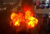 ببینید؛ انفجار مهیب خودرو در واشنگتن آمریکا