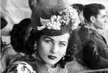 «محمدرضا پهلوی و فوزیه» در مراسم عروسی خود در تهران؛ سال 1318 