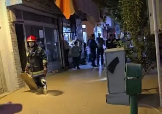 نشت ماده عجیب در خیابان نشاط اصفهان؛ ماجرا چه بود؟