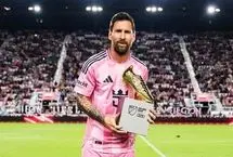 لیونل مسی برنده کفش طلا آمریکا شد

