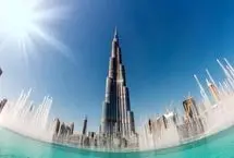 تمیز کردن برج خلیفه در ارتفاع ۸۰۰ متری