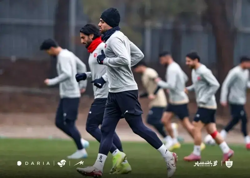 تمرینات ویژه پرسپولیس برای گرفتن صدر