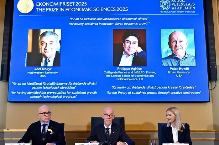 نظریه برندگان نوبل اقتصادی 2025 چیست؟