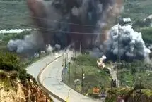 حمله اسرائیل به پل القاسمیه لبنان