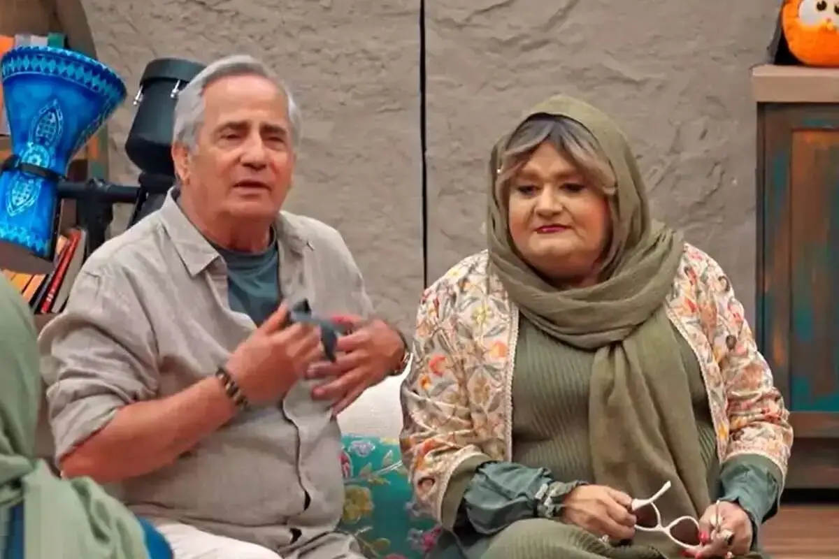 غیرتی شدن مجید مظفری روی همسر پرحاشیه‌اش در جوکر 