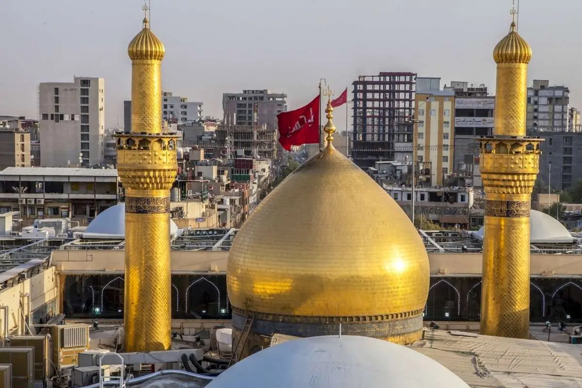 کربلا ١١٢ سال پیش؛ بارگاه امام حسین