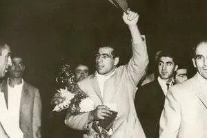 پسر غلامرضا تختی در لاس‌وگاس 