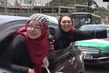ببینید؛ راهپیمایی ماشینی حمایت از غزه در کنیا