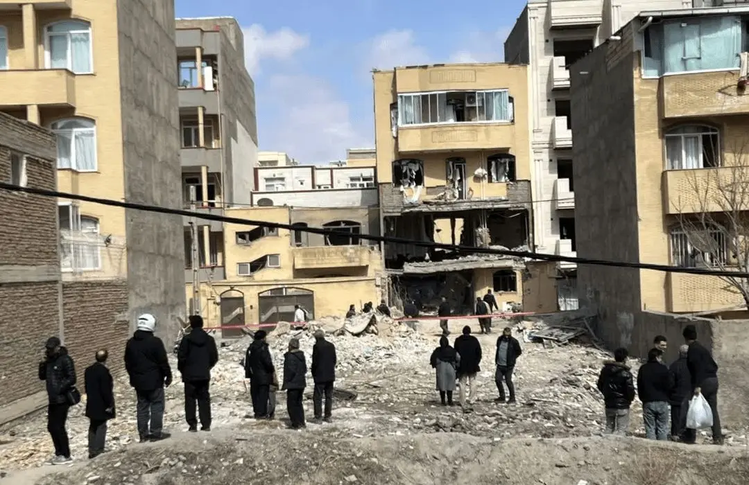 منازل مسکونی در نظرآباد البرز پس از حمله