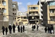 منازل مسکونی در نظرآباد البرز پس از حمله