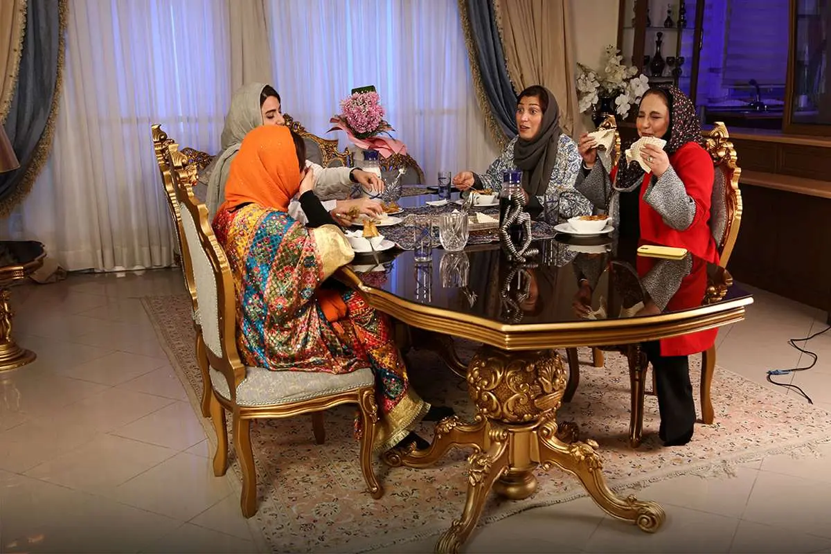 ببینید؛ جنجال در شام ایرانی؛ عصبانیت رها خدایاری از فلامک جنیدی