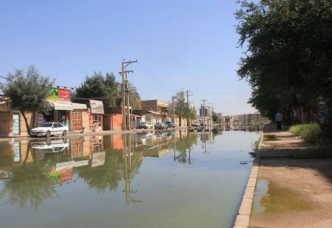 خرمشهر در محاصره بوی فاضلاب
