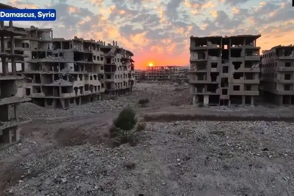  ویرانی گسترده محله تاریخی جوبر دمشق؛ یادگار جنگ داخلی سوریه