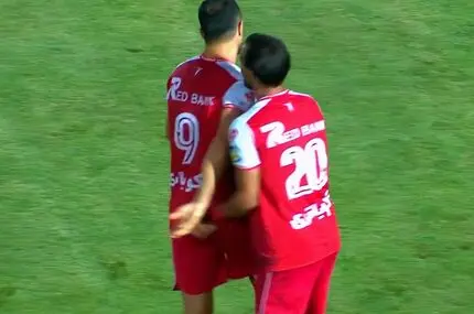 ببینید؛ گل اول پرسپولیس به ذوب آهن توسط علیپور دقیقه ۴۲