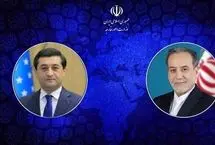 تماس تلفنی وزرای امور خارجه ایران و ازبکستان 