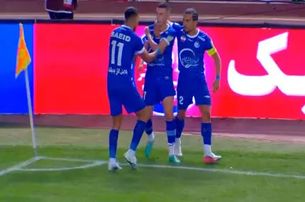 ببینید؛ گل اول استقلال به پرسپولیس توسط آسانی دقیقه 60