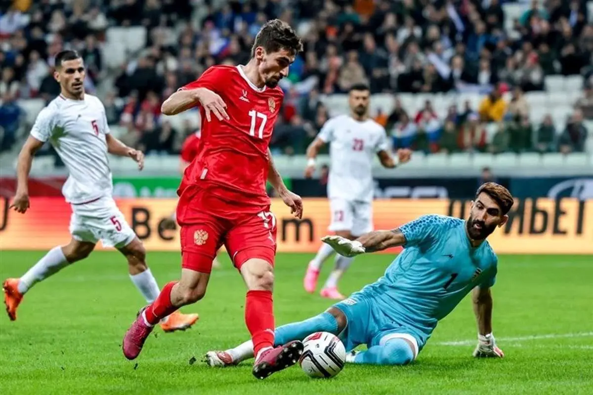 ایران روسیه بازی فوتبال