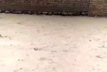 سیل و آب‌گرفتگی در معابر بستان‌آباد