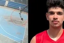 مرگ دلخراش ورزشکار نوجوان پس از آویزان شدن از سبد بسکتبال
