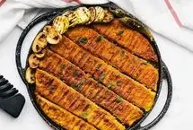 طرز تهیه کباب تابه‌ای مرغ با سس زرشک

