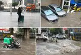 از آبشار در ایستگاه مترو تا نفوذ سیلاب به داخل بیمارستان!