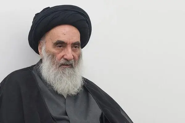 جدیدترین تصویر از آیت‌الله سیستانی 
