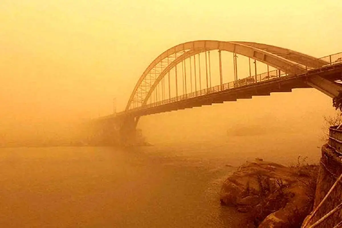 تنفس هوای آلوده در ۱۳ شهر خوزستان/ ۵ شهر در وضعیت «قرمز»
