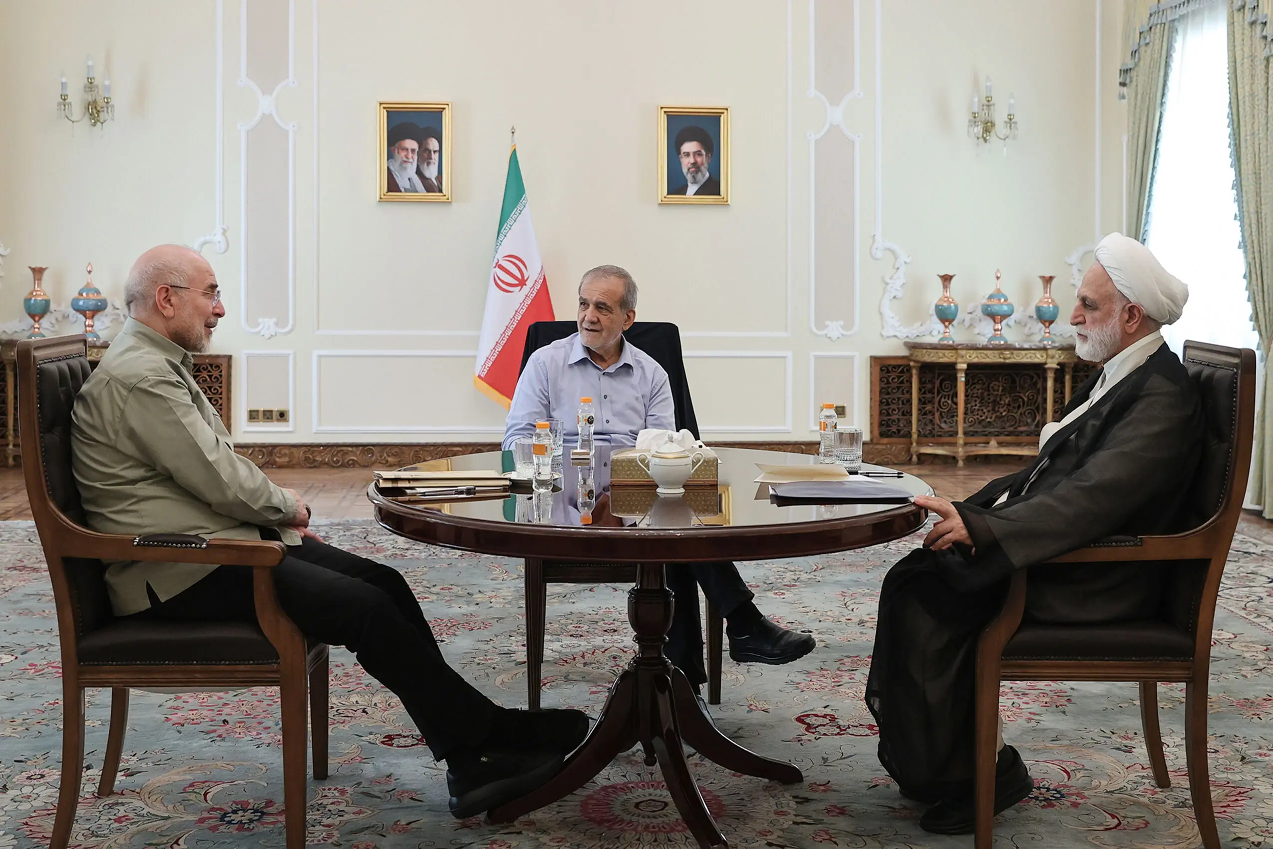 تصاویر؛ نشست سران قوا به میزبانی رئیس جمهور 