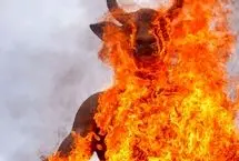 ماجرای آتش‌زدن مجسمه بعل چیست؟