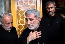 عکس؛ حضور سردار قاآنی در مراسم بزرگداشت سردار محققی 