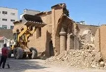 جزئیات جدید از تخریب سردر بنای «تومانیان» سبزوار