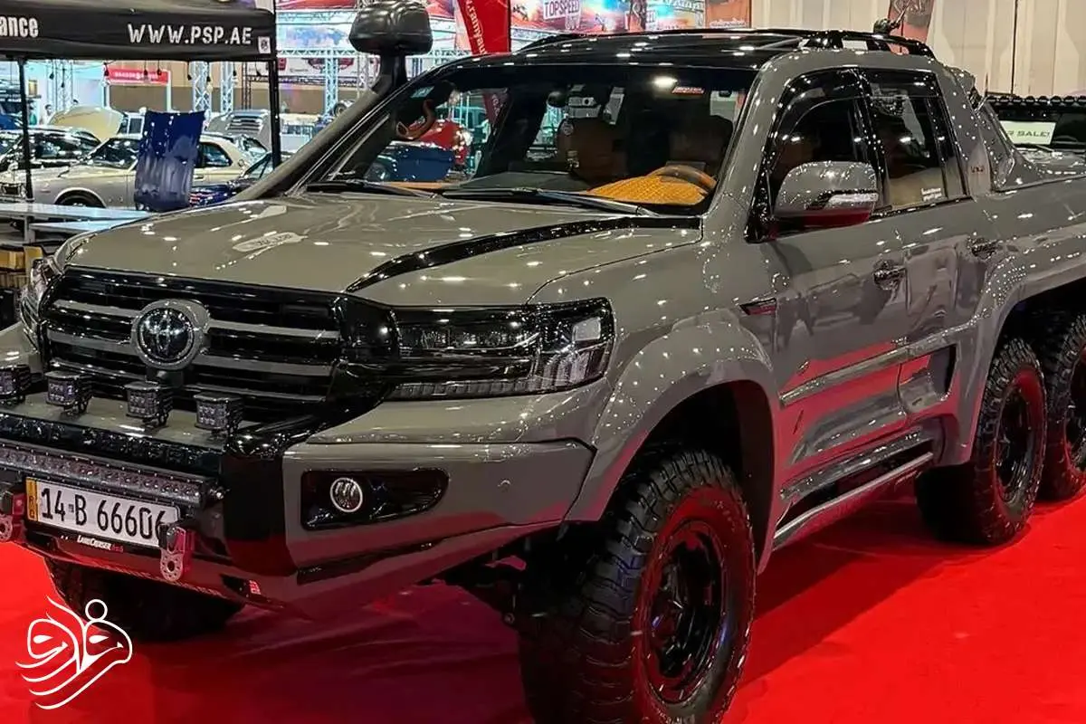 پیکاپ شش‌چرخ تویوتا؛ خودروی رویایی آفرودبازها