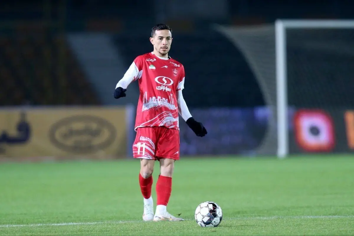 ببینید؛ گل اول پرسپولیس به خیبر توسط فرشاد احمدزاده دقیقه ۶۵
