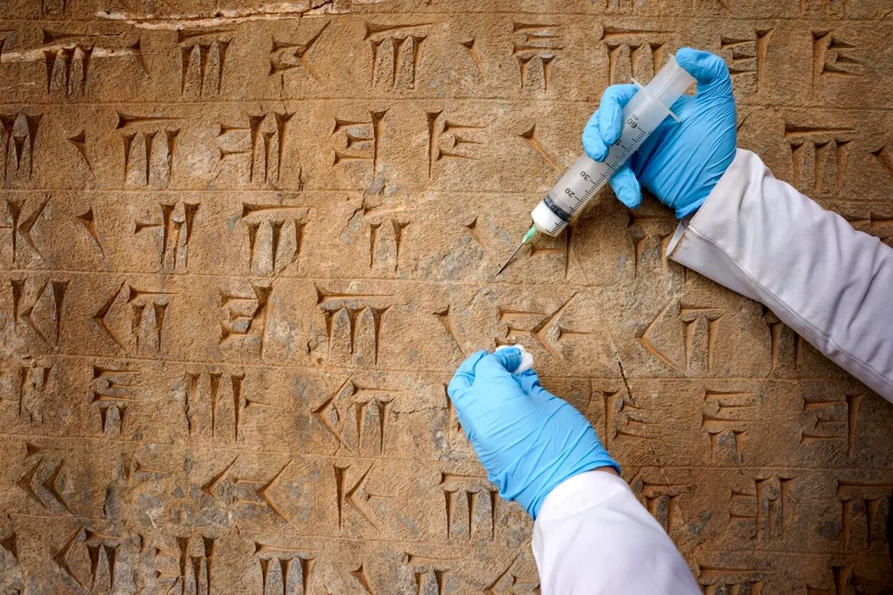 تصاویر؛ مرمت در حریم شاهان