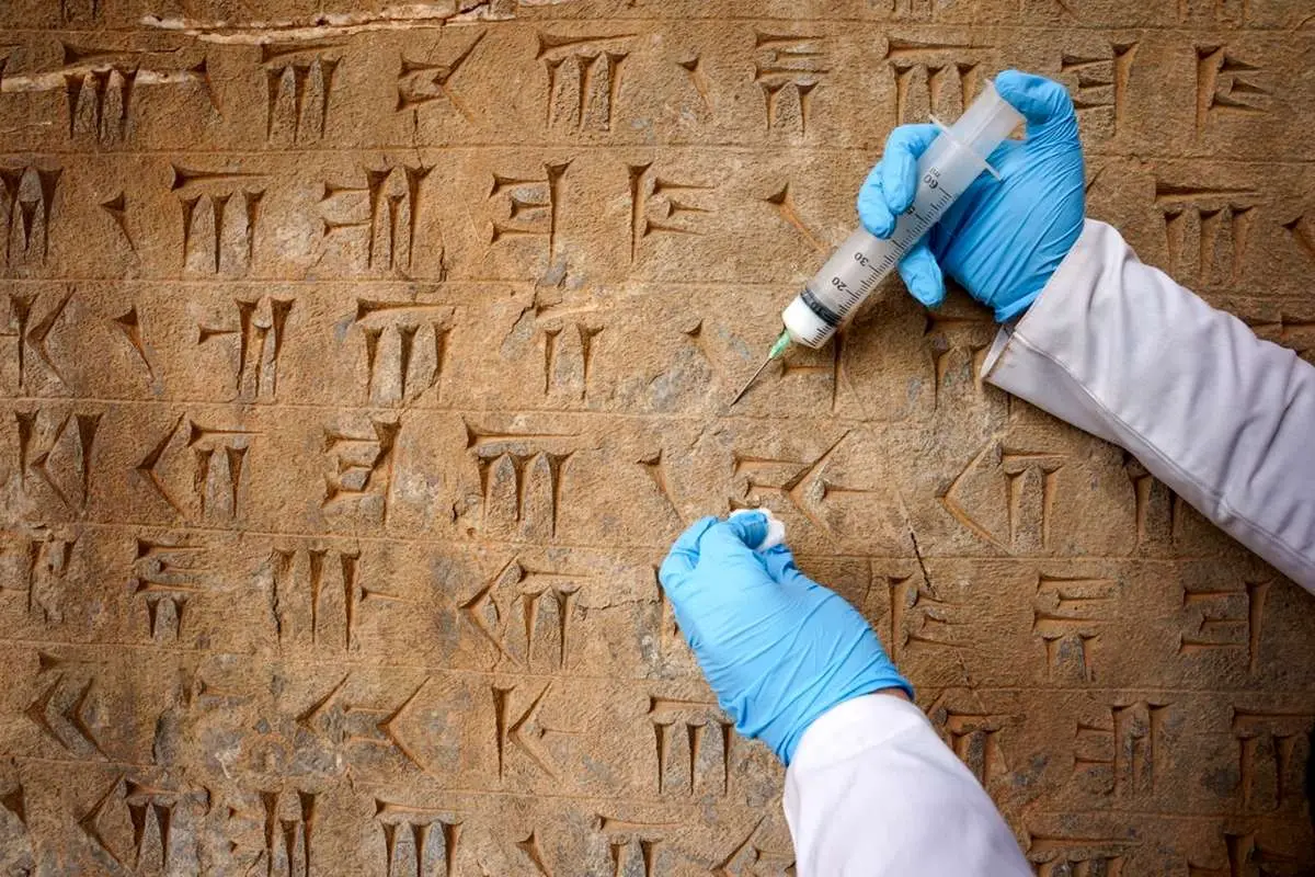 تصاویر؛ مرمت در حریم شاهان