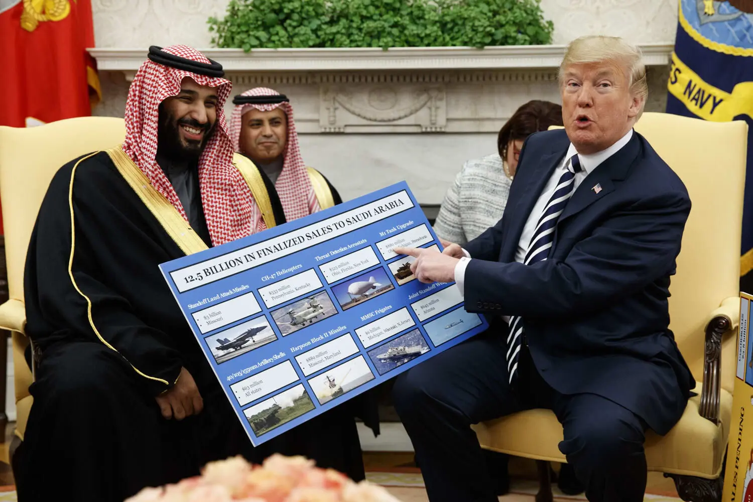 فروش انبوه تسلیحات به ریاض/ قرار است بن سلمان محور مقاومت را مهار کند؟