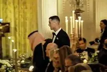 رونالدو و نامزدش در ضیافت شام ترامپ و ملانیا