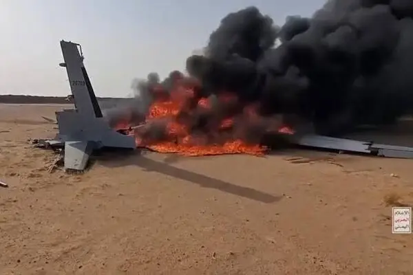 حوثی‌ها پهپاد عربستانی را سرنگون کردند