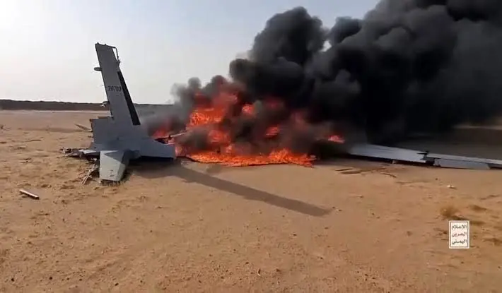 حوثی‌ها پهپاد عربستانی را سرنگون کردند