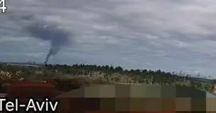 ویدیوی پهپادی رویترز از اصابت موشک‌های ایران به تل‌آویو