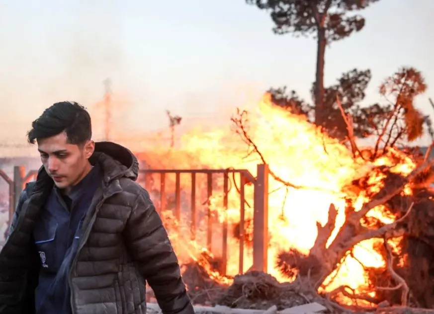 تصاویر؛ آثار حمله هوایی به محله فکوری تهران