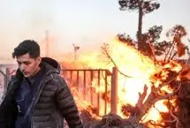 تصاویر؛ آثار حمله هوایی به محله فکوری تهران