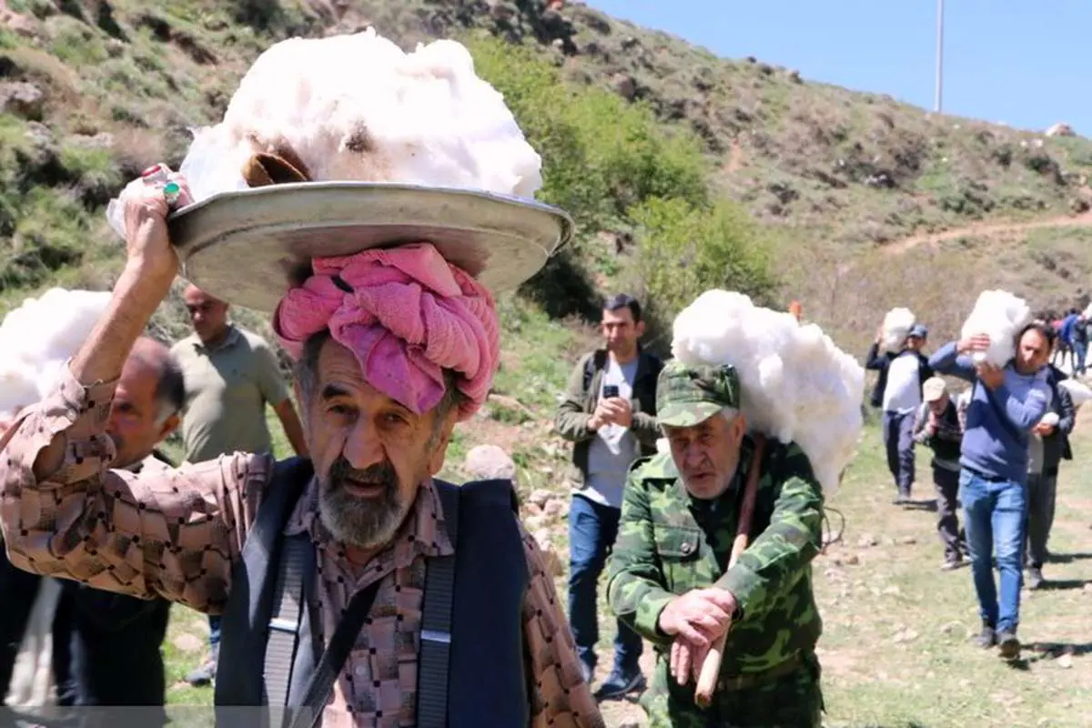 تصاویر؛ آیین ۶۰۰ ساله ورف چال روستای آب اسک آمل