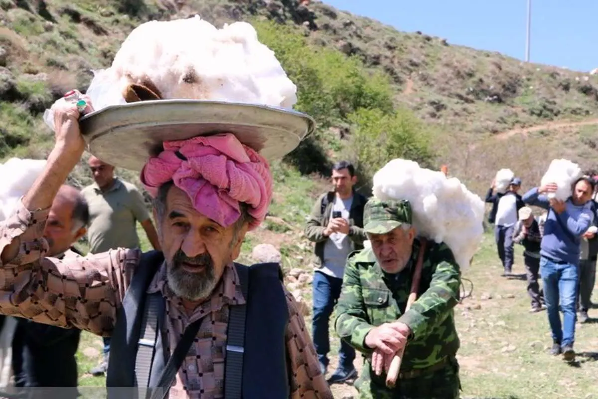 تصاویر؛ آیین ۶۰۰ ساله ورف چال روستای آب اسک آمل
